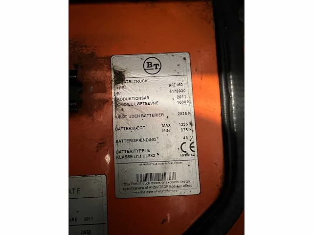 Bt - rre160 - reach truck - afbeelding 8 van  8