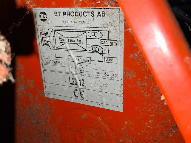 Bt quick lifter - hand hydraulische palletwagen - afbeelding 3 van  6