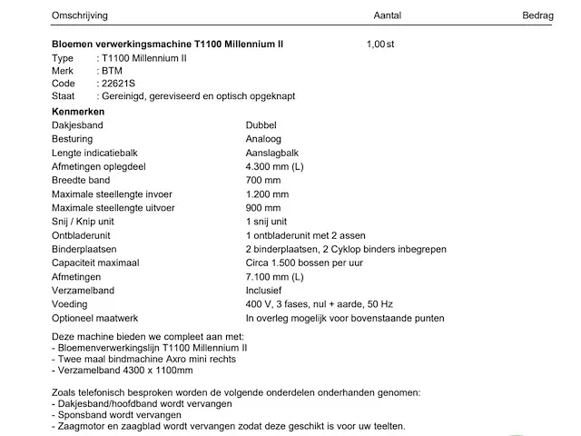 Btm t1100 millenium ii boslijn - afbeelding 14 van  21