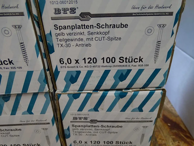 Bts - 6.0x120 - schroef (4x) - afbeelding 2 van  2