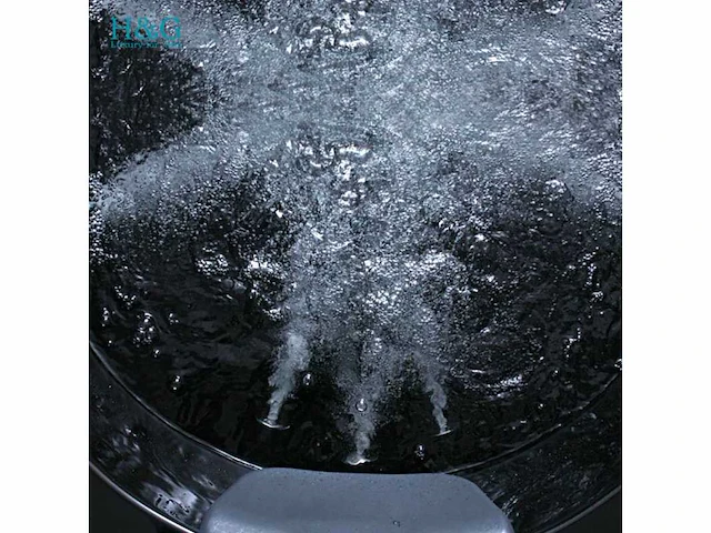 Bubbelbad - rvs frame en acryl bad - vonato - andorra - afbeelding 3 van  3