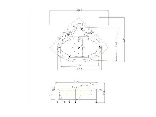 Bubbelbad - vonato - fervano - hoek - afbeelding 6 van  12