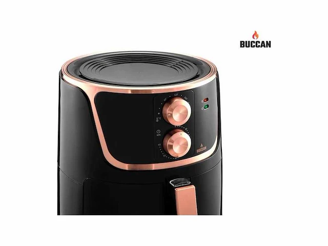 Buccan – 5 liter – hetelucht friteuse - rose gold/zwart - afbeelding 1 van  3
