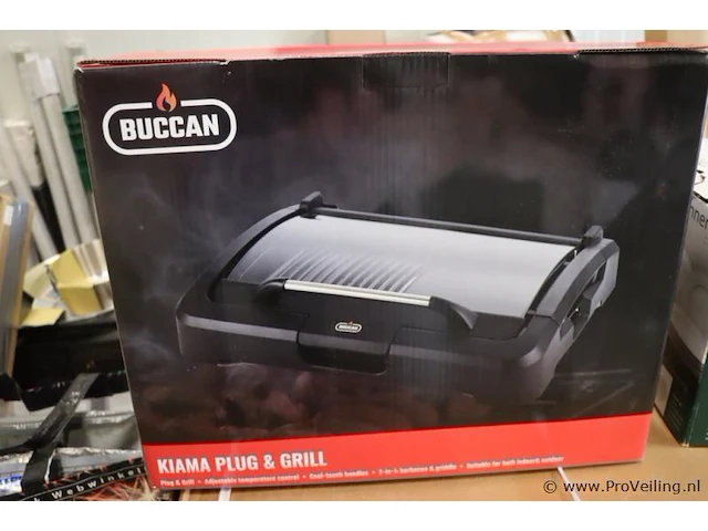 Buccan bbq – elektrische grillplaat – kiama plug & grill – 2000w - afbeelding 1 van  3