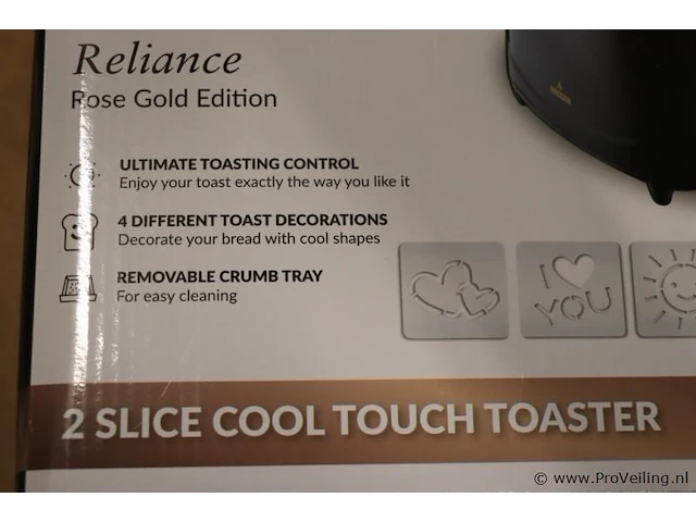 Buccan toaster - rose gold edition - afbeelding 3 van  3