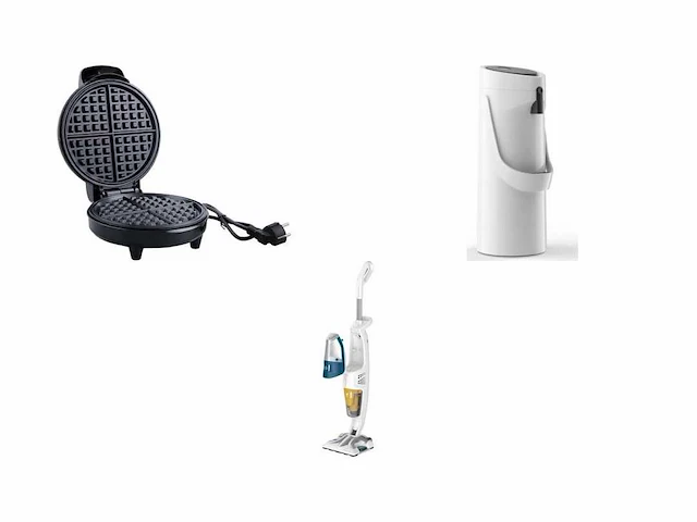 Buccan wafelijzer & tefal pompkan & essentiel-b kruimelzuiger & rowenta vloerreiniger - afbeelding 1 van  2