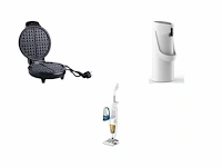 Buccan wafelijzer & tefal pompkan & essentiel-b kruimelzuiger & rowenta vloerreiniger - afbeelding 1 van  2