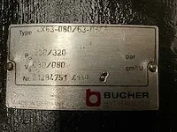 Bucher qx63-080/63-080r hydrauliek pomp (2x) - afbeelding 7 van  10