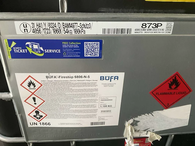 Büfa - firestop - polyester hars 1060 liter - afbeelding 5 van  7