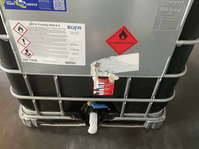 Büfa - firestop - polyester hars 1060 liter - afbeelding 7 van  7