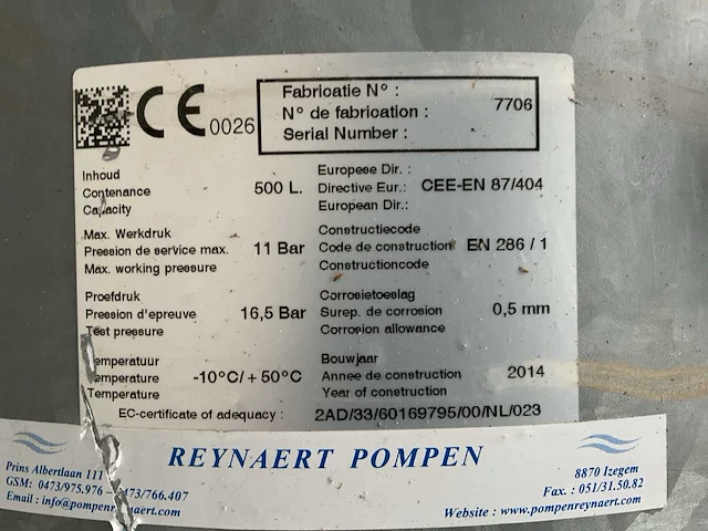 Buffertank - 500 ltr. (3x) - afbeelding 6 van  6