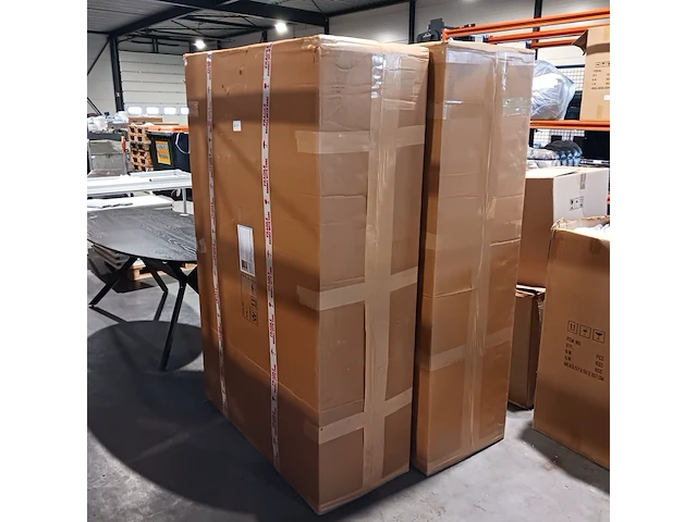 Buffetkast 180x45x200 mangohout, sanderz, 2025 - afbeelding 2 van  2
