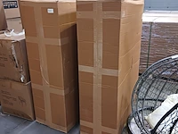 Buffetkast mangohout 160x45x200cm, sanderz, zwart, 2025 - afbeelding 2 van  2