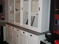 Buffetkast met vier schuifdeuren, negen lades en vier kastjes. afmeting 200 x 50 x 221 cm - afbeelding 2 van  4