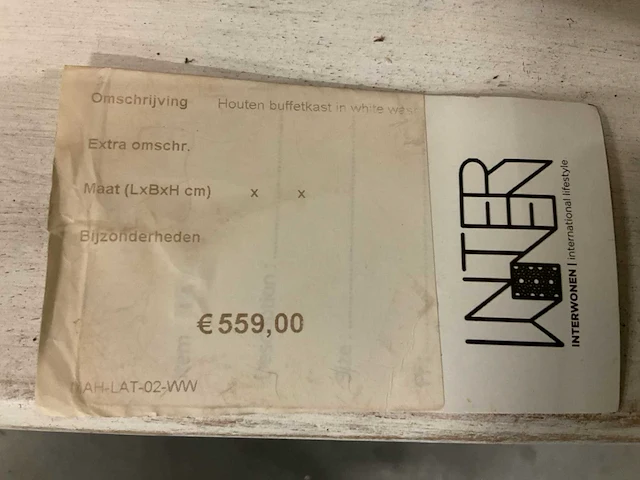 Buffetkast - afbeelding 4 van  4