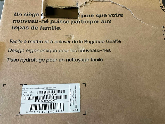 Bugaboo giraffe newbornset - afbeelding 3 van  3