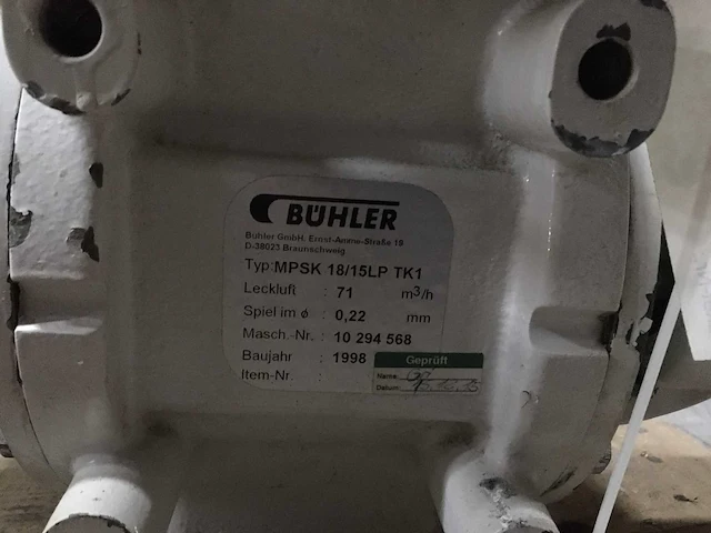 Buhler roterende klep - afbeelding 6 van  6