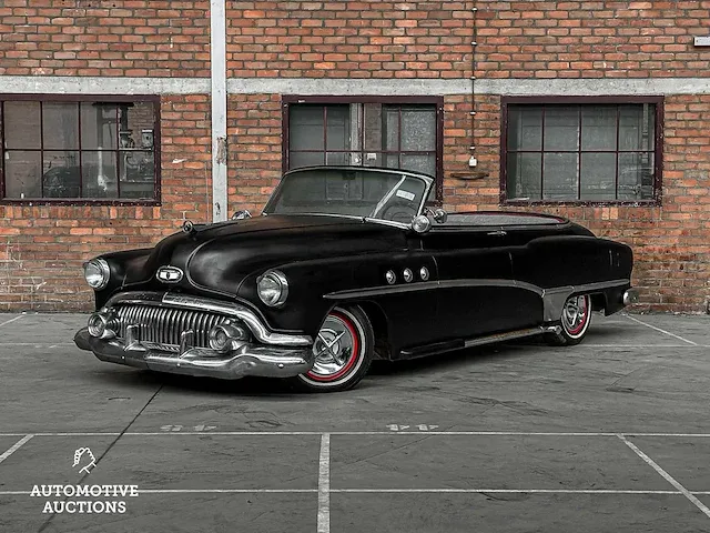 Buick hotrod cabriolet 8 cilinder 1951 oldtimer - afbeelding 12 van  42