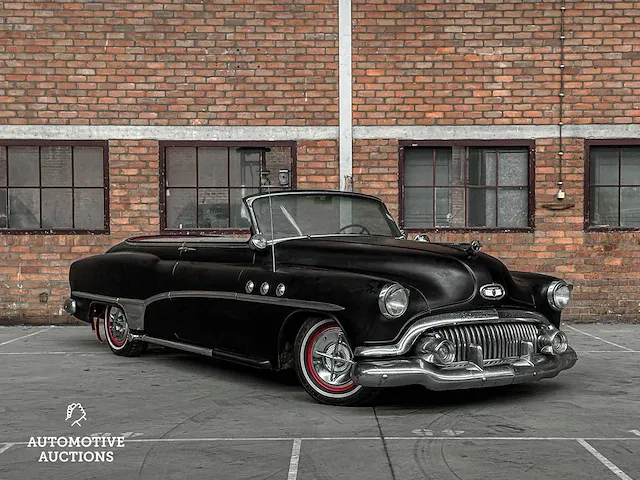 Buick hotrod cabriolet 8 cilinder 1951 oldtimer - afbeelding 40 van  42