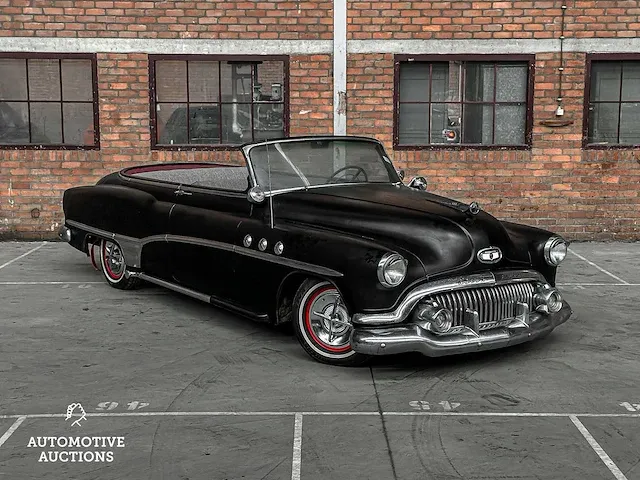 Buick hotrod cabriolet 8 cilinder 1951 oldtimer - afbeelding 41 van  42