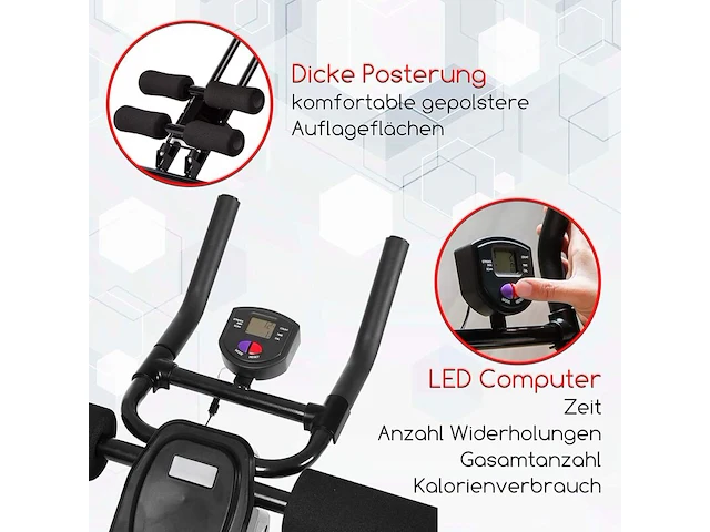 Buikspiertrainer met lcd-display zoomyo - afbeelding 3 van  3