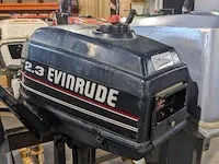 Buitenboord motor evinrude , 2.3 pk 2-takt kortstaart knuppel - afbeelding 1 van  12