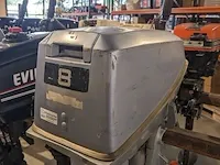 Buitenboord motor evinrude , 8 pk 2t langstaart op knuppel - afbeelding 2 van  9