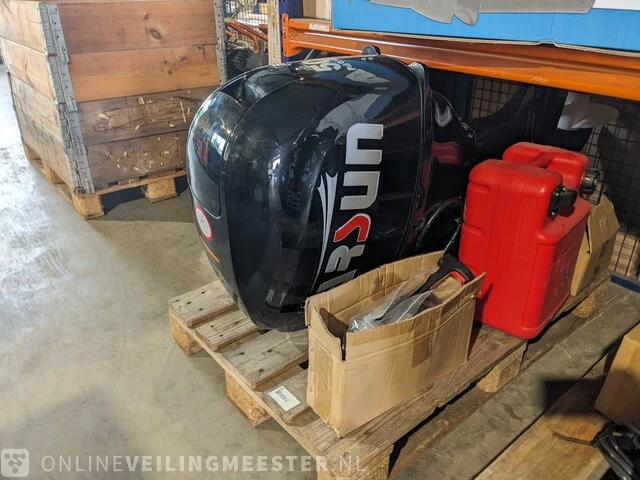 Buitenboord motor parsun, f50fwlt 50 pk 4-takt efi , zwart - afbeelding 7 van  7