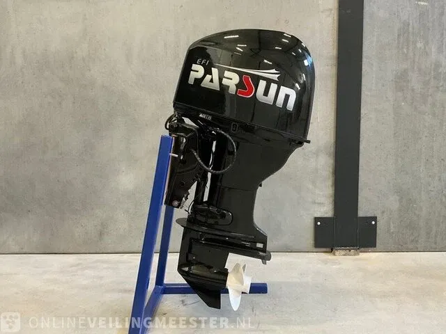 Buitenboord motor parsun, f60fwlt 60 pk 4-takt efi, zwart - afbeelding 2 van  7