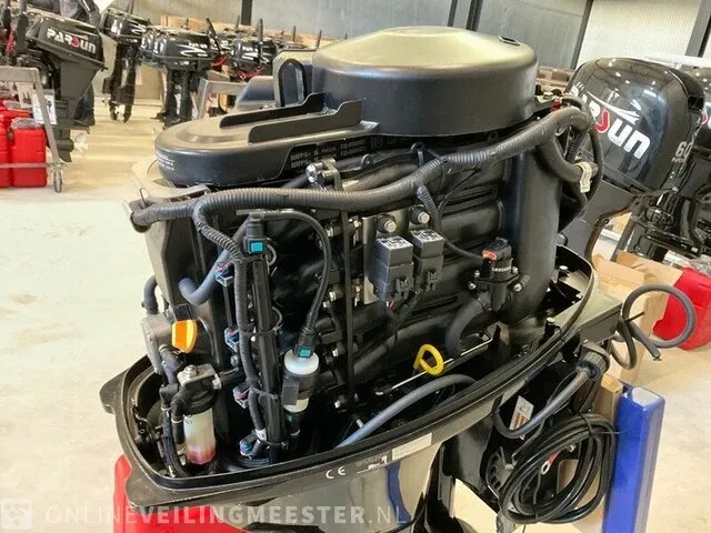 Buitenboord motor parsun, f60fwlt 60 pk 4-takt efi, zwart - afbeelding 6 van  7
