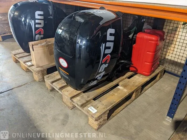 Buitenboord motor parsun, f60fwlt 60 pk 4-takt efi, zwart - afbeelding 7 van  7