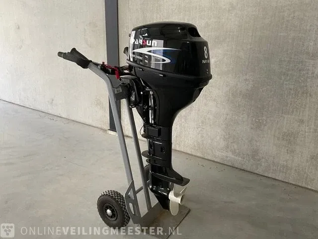 Buitenboord motor parsun, f8bml f8 4-takt langstaart , zwart - afbeelding 1 van  6