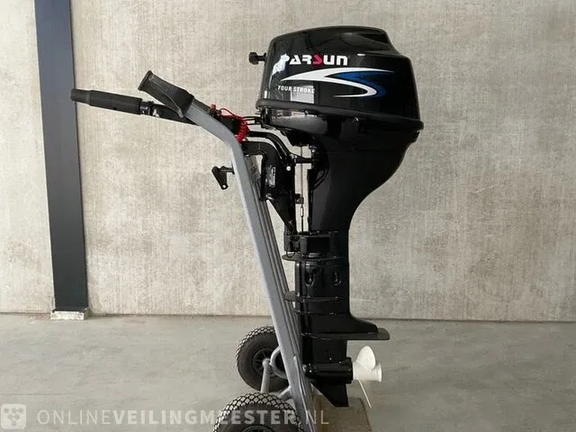 Buitenboord motor parsun, f8bml f8 4-takt langstaart , zwart - afbeelding 2 van  6