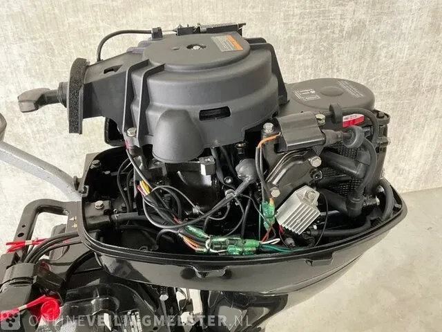 Buitenboord motor parsun, f8bml f8 4-takt langstaart , zwart - afbeelding 4 van  6