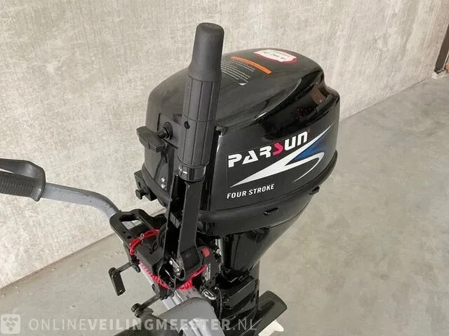 Buitenboord motor parsun, f8bml f8 4-takt langstaart , zwart - afbeelding 5 van  6