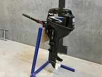 Buitenboord motor parsun, f98bml f9.8 4-takt langstaart op knuppel, zwart - afbeelding 1 van  6