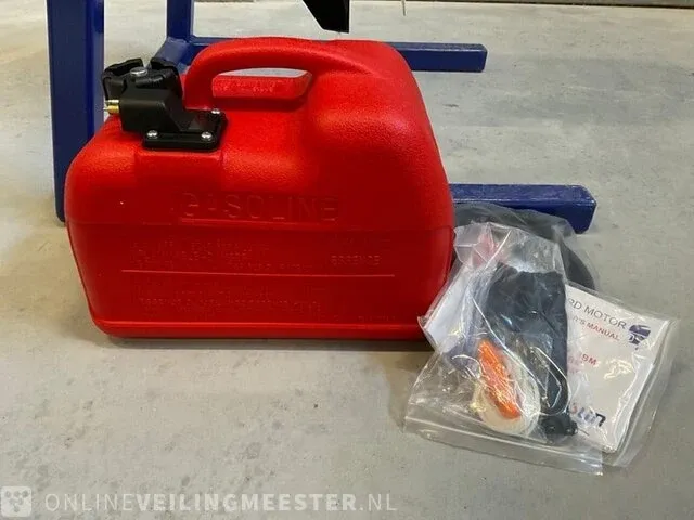 Buitenboord motor parsun, f98bml f9.8 4-takt langstaart op knuppel, zwart - afbeelding 6 van  6