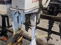 Buitenboord motor tomos, 4 pk 2-takt kortstaart op knuppel - afbeelding 2 van  9