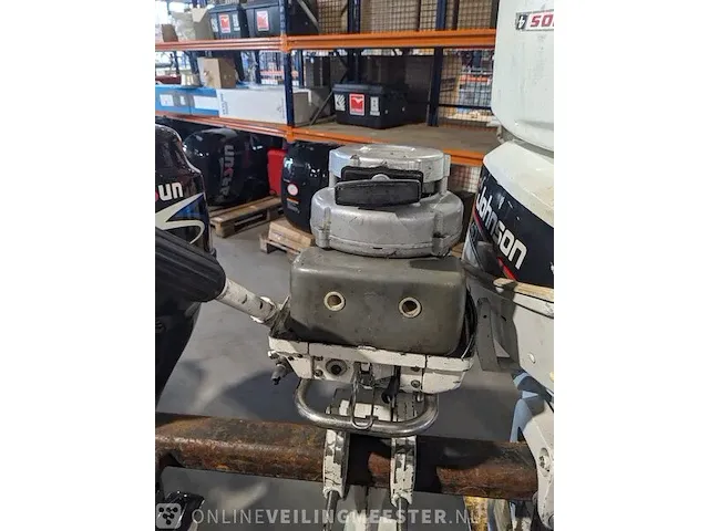 Buitenboord motor tomos, 4 pk 2-takt kortstaart op knuppel - afbeelding 9 van  9