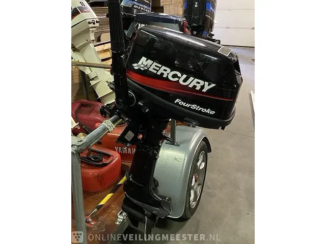 Buitenboordmotor mercury 5pk, 4 takt - afbeelding 3 van  7