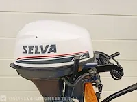Buitenboordmotor selva, 9,9 pk 2 cilinder 4 takt, 2023 - afbeelding 3 van  7