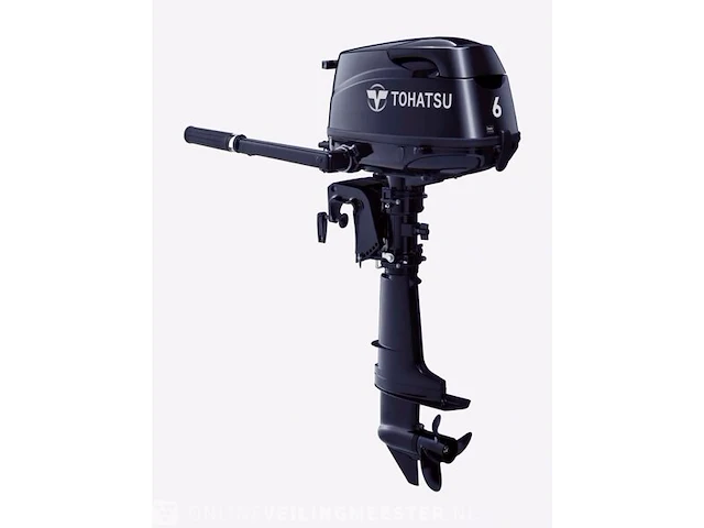Buitenboordmotor tohatsu, 6 pk kortstaart mfs6dss, zwart, 2021 - afbeelding 1 van  7