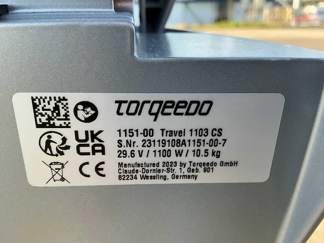 Buitenboordmotor torqeedo travel 1103 1151-00 - afbeelding 8 van  17