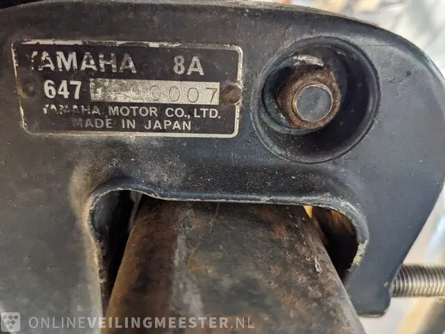 Buitenboordmotor yamaha, 8 pk , zwart - afbeelding 7 van  10