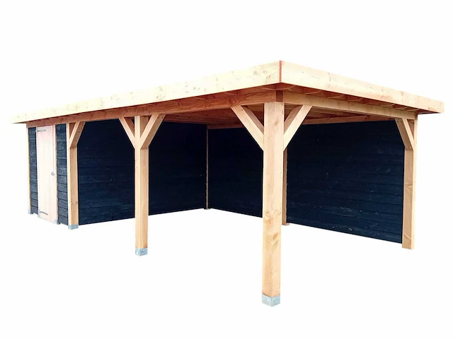 Buitenverblijf met berging 400x900x256 cm - afbeelding 1 van  13