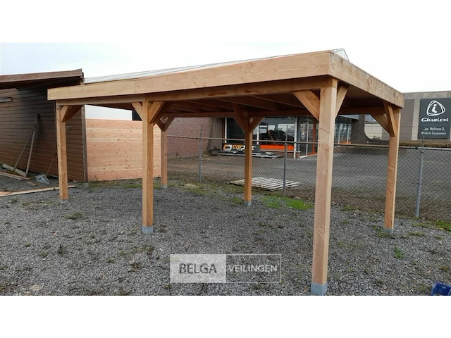 Buitenverblijf overkapping douglas 800x300cm hoogte 245cm - afbeelding 3 van  8
