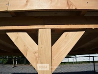 Buitenverblijf overkapping douglas 800x300cm hoogte 245cm - afbeelding 8 van  8