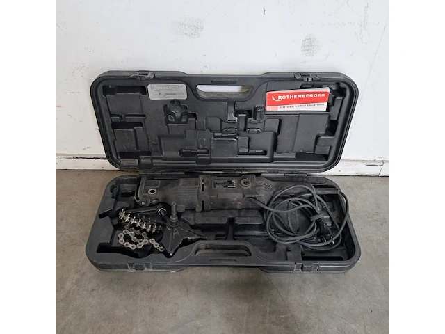 Buizenzaag max. 6" 230v met kettingklem, rothenberger, rotiger vario, 2019 - afbeelding 7 van  7