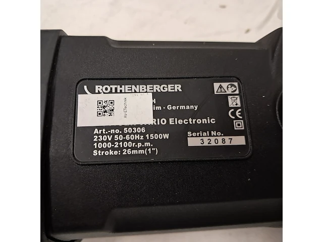 Buizenzaag max. 6" 230v met kettingklem, rothenberger, rotiger vario, 2019 - afbeelding 5 van  6