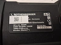 Buizenzaag max. 6" 230v met kettingklem, rothenberger, rotiger vario, 2019 - afbeelding 5 van  6